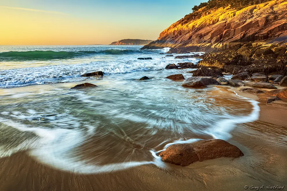 Sand Beach in Acadia National Park